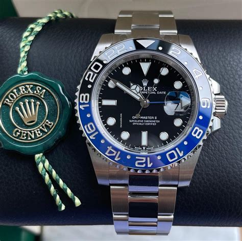 rolex batman gmt 2022|rolex batman watch.